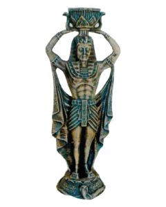 Ägypter als Kerzenständer für Teelicht verkleinert