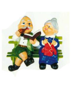 Omi und Opi sitzend auf Bank Variante 3 verkleinert