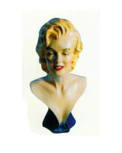 Marilyn Monroe als sexy Büste lebensgroß