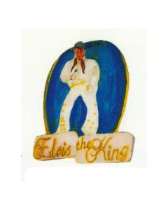Elvis the Kind als Wandschild verkleinert