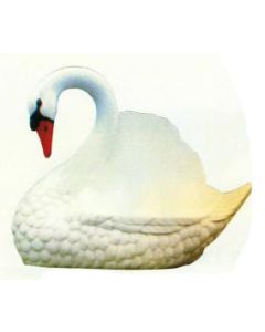 Schwan XXXL als Bank zum hinsetzen übergroß XXL