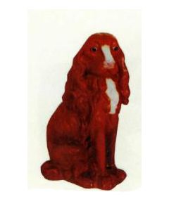 Cocker Spaniel sitzend lebensgroß