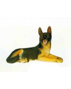 Deutscher Schäferhund Welpen liegend lebensgroß