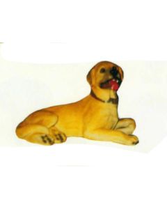 Labrador Welpen liegend lebensgroß