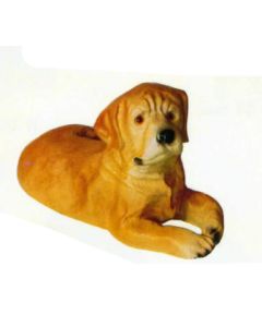 Labrador Welpen liegend lebensgroß