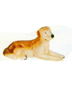 Labrador liegend beige lebensgroß