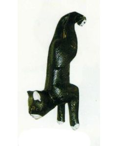 Katze Kopfüber hängend lebensgroß