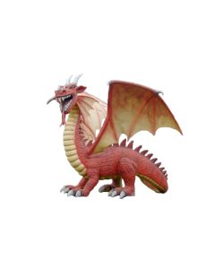 großer roter Feuerdrache XXL lebensgroß