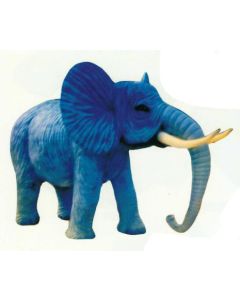 Großer Elefant Rüssel unten lebensgroß