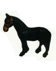 kleines Pferd schwarz verkleinert
