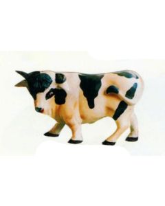 kleiner gefleckter Kuhbulle verkleinert