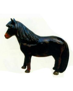 Pony dunkelbraun verkleinert