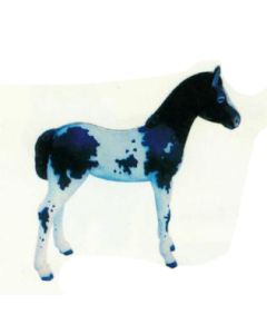geflecktes Pony lebensgroß