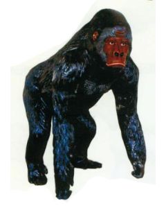 großer schwarzer Gorilla Affe lebensgroß