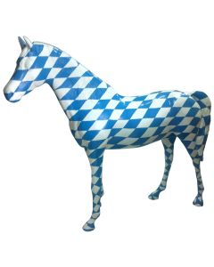 Pferd bayrische Raute lebensgroß