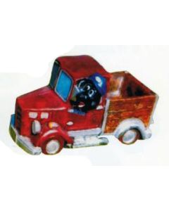 Maulwurf im LKW rot vergrößert
