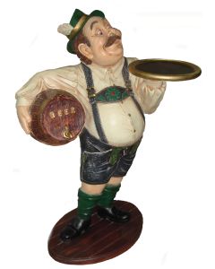 Alois ,bayrischer Wirt mit Tablet verkleinert