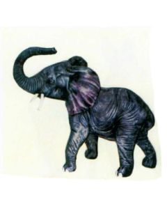 kleiner Elefant mit Rüssel oben verkleinert