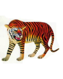chinesische Wildkatze Tiger lebensgroß