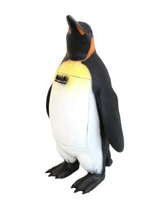 Pinguin Abfalleimer lebensgroß
