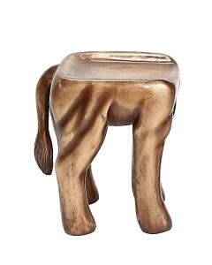 Hocker Löwe AntikGold für Kinder verkleinert