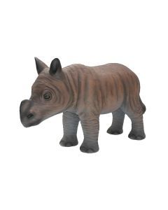 Baby Nashorn stehend lebensgroß