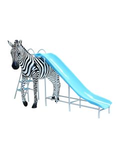 Zebra Rutsche lebensgroß