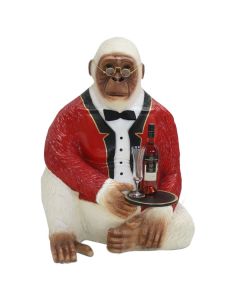 Weißer Gorilla Butler lebensgroß