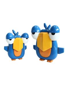 Vögel groß und klein vergrößert