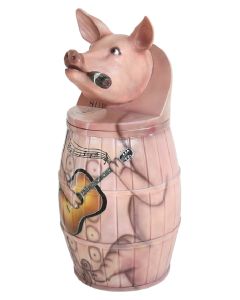 Abfalleimer oder Wäschekorb Schwein lebensgroß