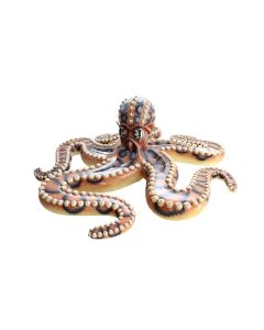Oktopus lebensgroß