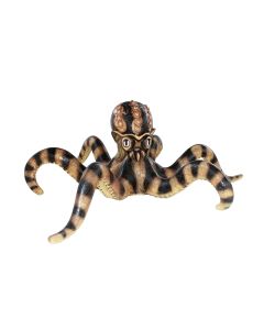 Braun schwarzer Oktopus lebensgroß