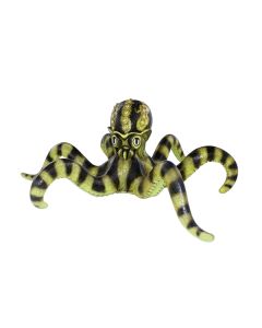 Gelb schwarzer Oktopus lebensgroß