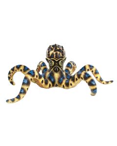 Blauer Oktopus lebensgroß
