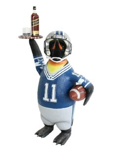 Pinguin Football Butler lebensgroß