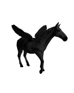 Schwarzer Pegasus verkleinert
