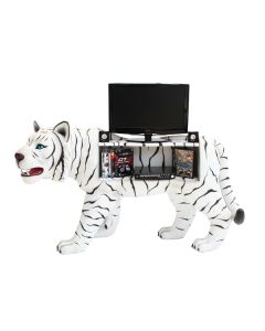 Weißer Tiger Regal lebensgroß
