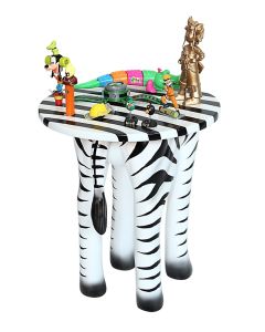 Tisch Zebra für Kinder verkleinert