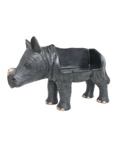 Nashorn Sitz für Kinder lebensgroß