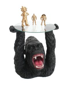 Gorilla Tisch mit Glasplatte lebensgroß