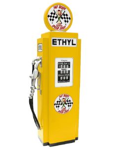 Route 66 Tankstelle Gelb als Schrank verkleinert