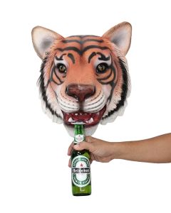 Tigerkopf Flaschenöffner lebensgroß