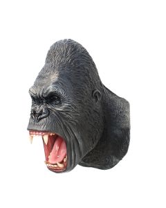 Schwarzer Gorilla lebensgroß