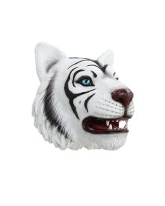 Weißer Tigerkopf  lebensgroß