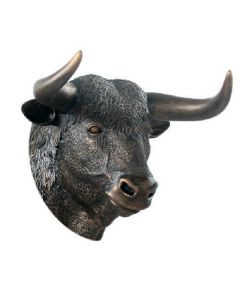 Bronze Stierkopf  lebensgroß