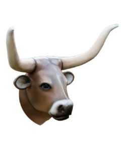 Longhorn Kuhkopf lebensgroß