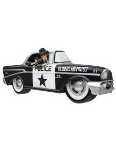 Wanddeko Polizeiauto verkleinert