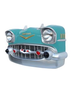 Wanddeko Chevy Front Hellblau verkleinert