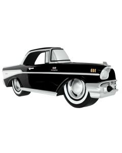 Wanddeko Chevy Schwarz verkleinert