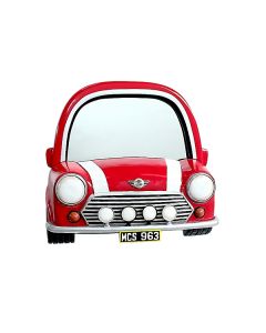 Spiegel Mini Cooper Rot verkleinert